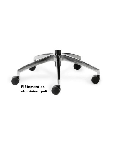 Fauteuil Président Quentin en cuir avec système synchrone - Sitek