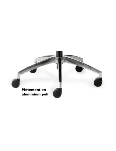 Fauteuil Président Quentin en cuir avec système synchrone - Sitek