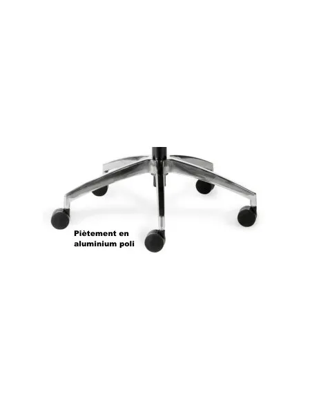 Fauteuil Président Quentin en cuir avec système synchrone - Sitek