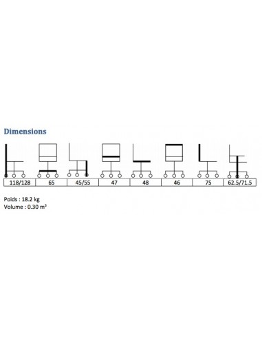 Fauteuil Président Quentin en cuir avec système synchrone - Sitek
