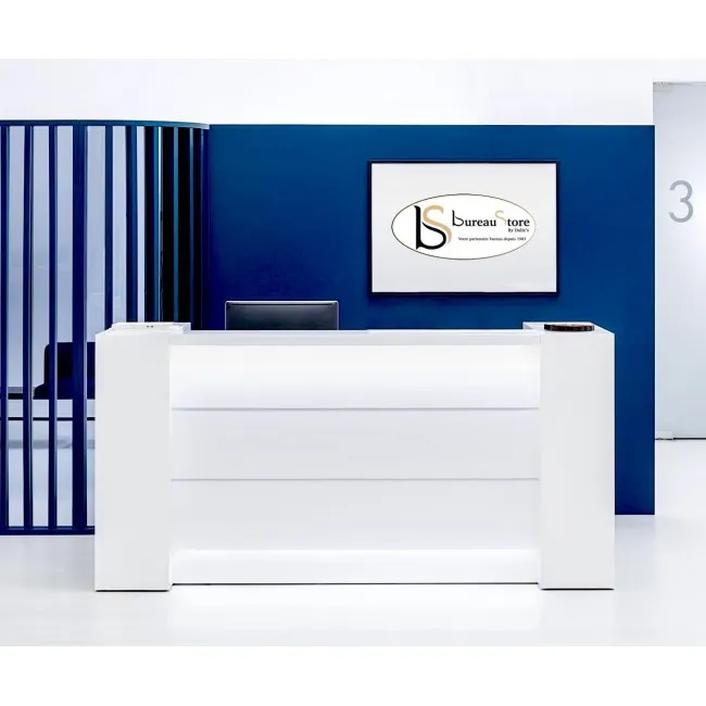 Bureau d’accueil avec rangement Valde - MDD
