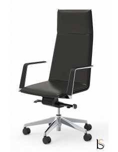 Fauteuil de Direction en cuir modèle Daphné – Offisit.