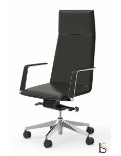 fauteuil-direction-design-cuir-noir-mobellinea-atos 2