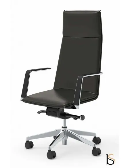 Fauteuil de Direction en cuir modèle Daphné – Offisit.
