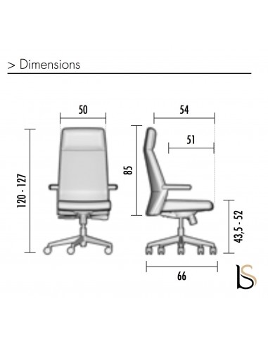 Fauteuil de direction Teos - Mobel Linea