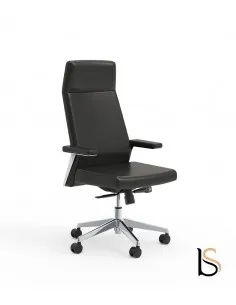 fauteuil-direction-teos-mobellinea-cuir-noir-design-haut-de-gamme 2