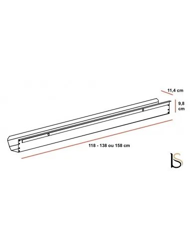 Goulotte guide câbles Born– Mobel Linea