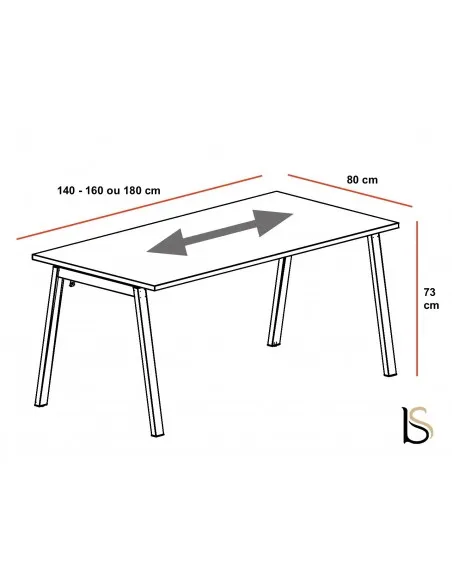 Bureau individuel Born Wood – Mobel Linea