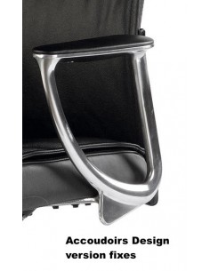 Fauteuil Président en cuir avec renfort lombaire modèle Stanley - Sitek 2