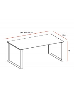 Bureau X7 avec retour et caisson – Officity. 2