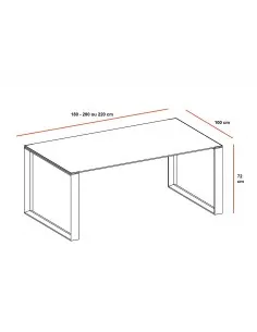 Bureau X7 avec retour et caisson – Officity. 2