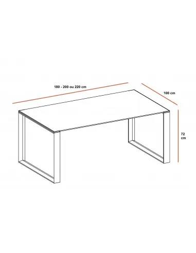 Bureau X7 avec retour et caisson – Officity.