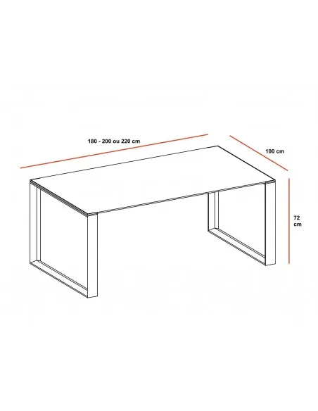 Bureau X7 avec retour et caisson – Officity.