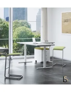Bureau design avec retour électrique réglable en hauteur – Quadrifoglio 2