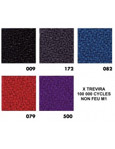 Chaise visiteur ADELA assise tissu - Sokoa 2