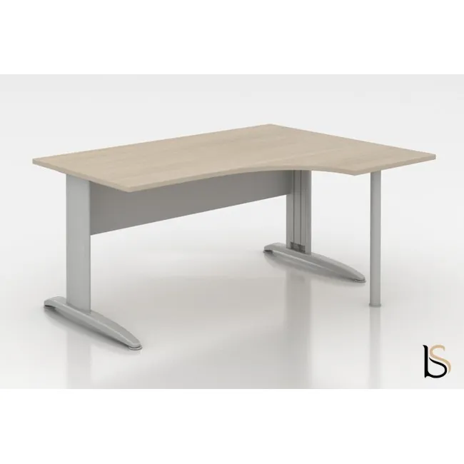 Bureau compact série Tono piètement métal – Mobel Linea