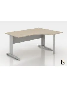 Bureau compact série Tono piètement métal – Mobel Linea