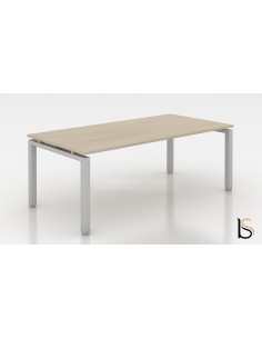 Bureau droit piètement métal série Quadra – Mobel linea 2