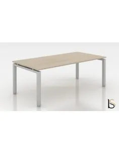 Bureau droit piètement métal série Quadra – Mobel linea 2