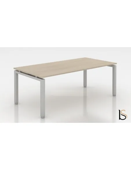 Bureau droit piètement métal série Quadra – Mobel linea