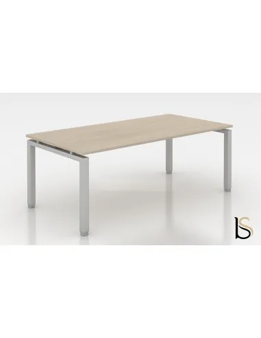 Bureau individuel Quadra, grande profondeur – Mobel Linea