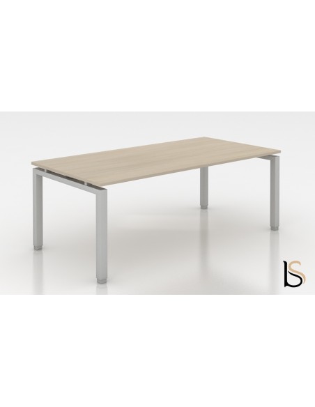 Bureau individuel Quadra, grande profondeur – Mobel Linea
