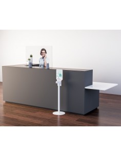 Présentoir pour gel hydroalcoolique