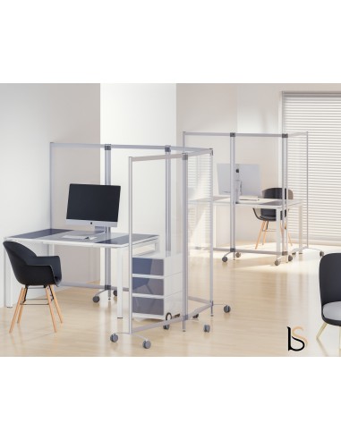 Lot de 2 cloisons mobiles