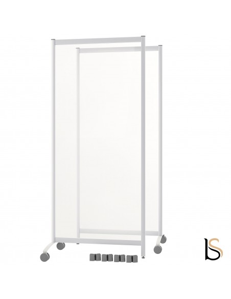 Lot de 2 cloisons mobiles