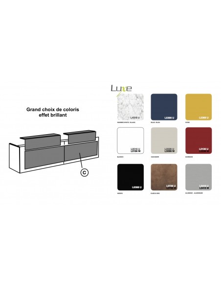 Banque d'accueil droite Avant - Ofitres