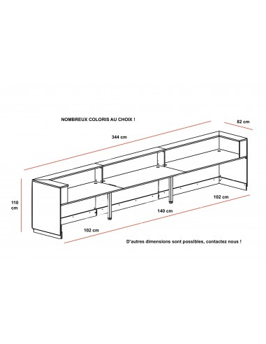 Grande banque d’accueil Delta - Mobel Linea