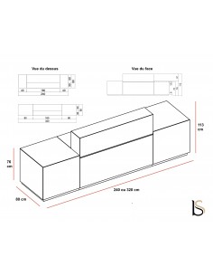 Comptoir d'accueil lumineux Z1 - Officity 2