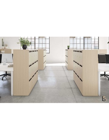 Meuble à casiers avec fentes courrier - Mobel Linea