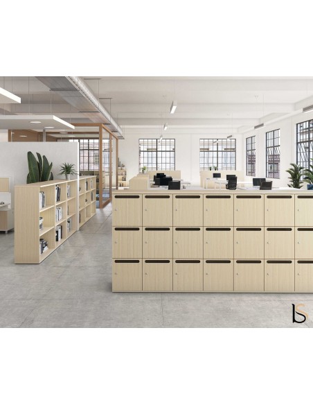 Meuble à casiers avec fentes courrier - Mobel Linea