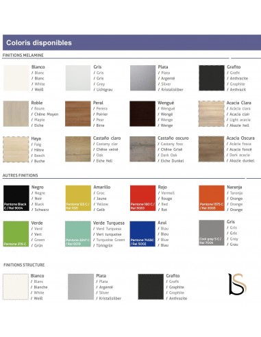 Meuble à casiers avec fentes courrier - Mobel Linea