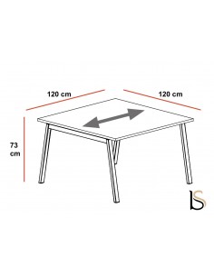 Table de réunion Born– Mobel Linea 2