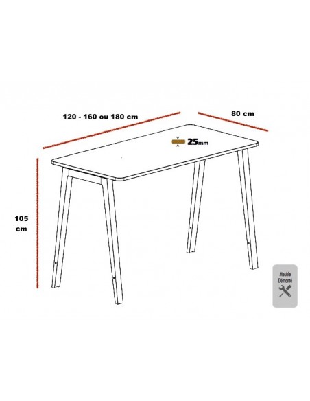 Table haute Born – Mobel Linea