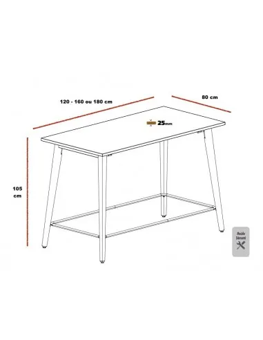 Table haute Born – Mobel Linea
