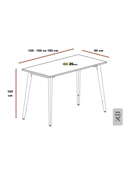 Table haute Born – Mobel Linea