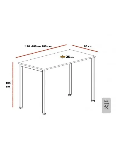 Table haute Born – Mobel Linea