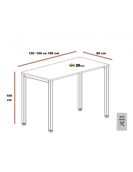Table haute Born – Mobel Linea