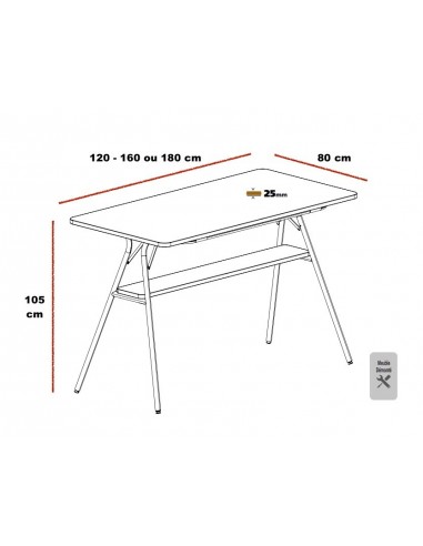 Table haute Born – Mobel Linea