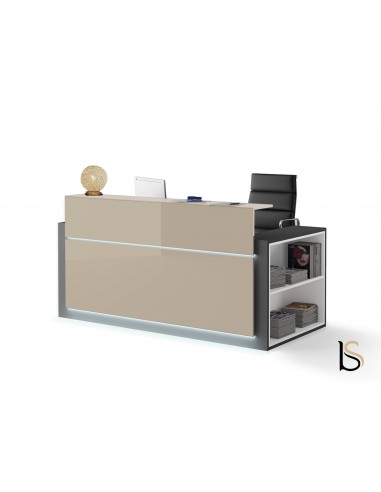 Banque d'accueil Avant avec étagère- Ofitres