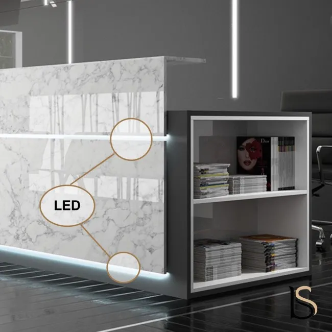 Kit éclairage LED pour banque d’accueil Avant
