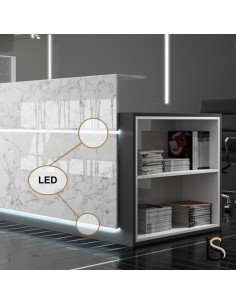 Kit éclairage LED pour banque d’accueil Avant