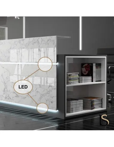 Kit éclairage LED pour banque d’accueil Avant