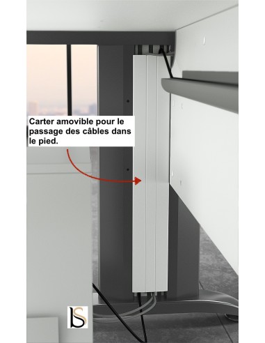 Bureau d’angle avec rangement K3 – Mobel Linea