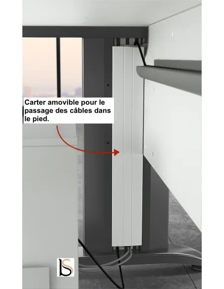 Bureau d’angle avec rangement K3 – Mobel Linea