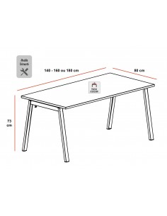 Bureau d’angle avec rangement K3 – Mobel Linea 2