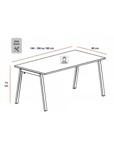 Bureau d’angle avec rangement K3 – Mobel Linea 2